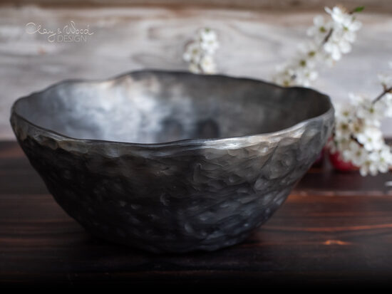 Melnās keramikas bļoda "Wabi Sabi" 23