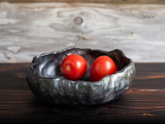 Melnās keramikas trauks "Wabi Sabi" 19