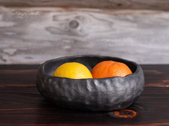 Melnās keramikas trauks "Wabi Sabi" 17